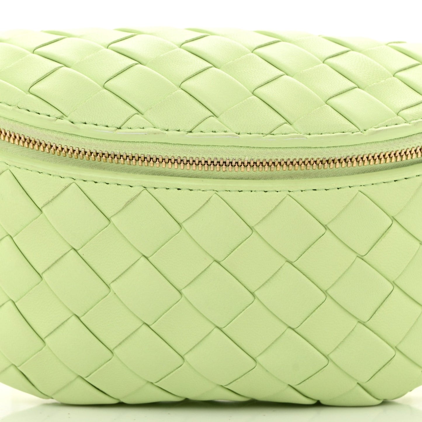 Nappa Intrecciato Belt Bag Fennel