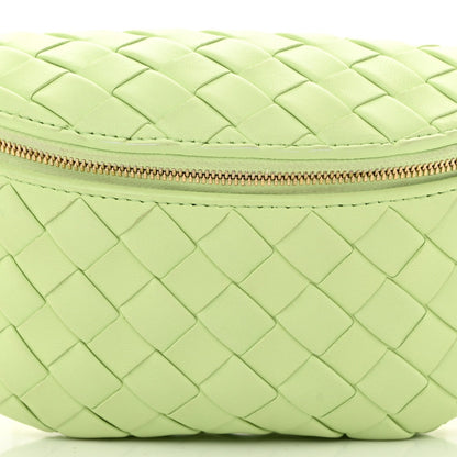 Nappa Intrecciato Belt Bag Fennel