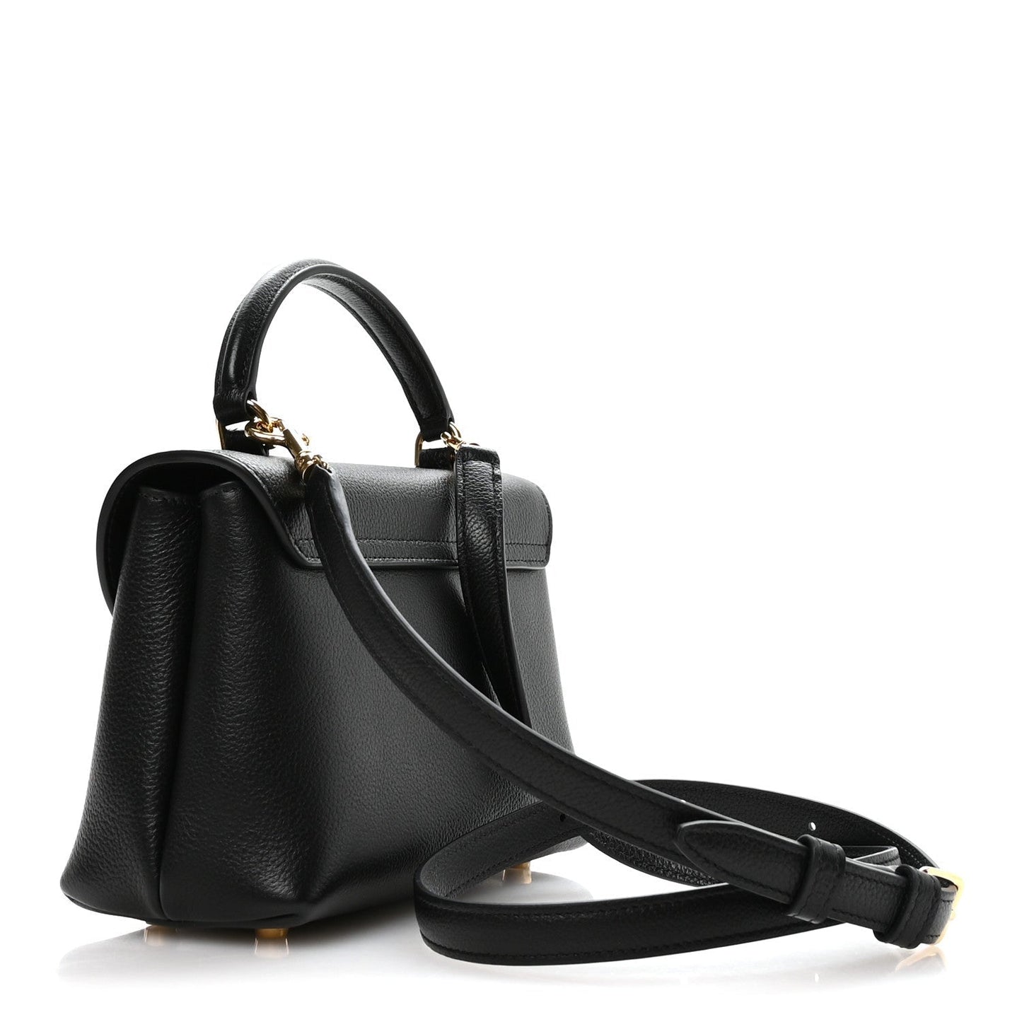 Smooth Satinated Calfskin Teen Nino Black