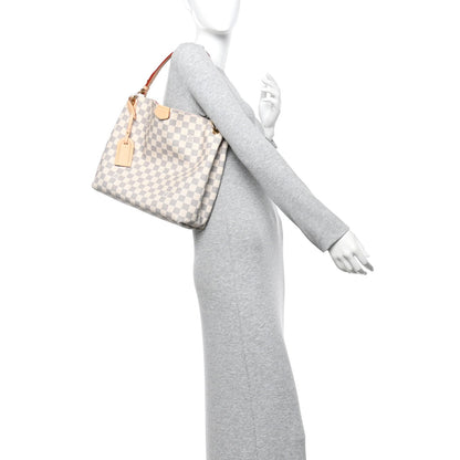 Damier Azur Graceful PM Rose Ballerine