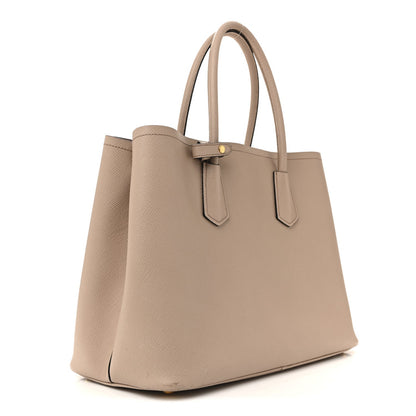 Saffiano Cuir Medium Double Bag Cipria