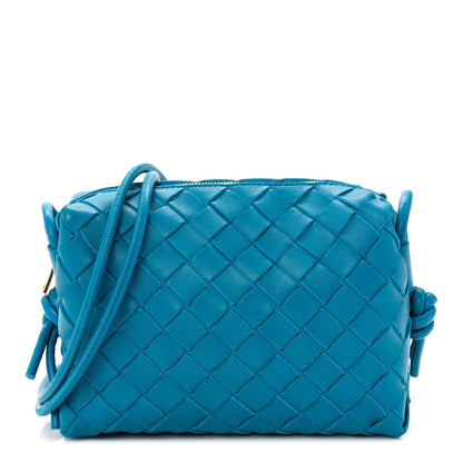 Nappa Intrecciato Mini Loop Camera Bag Blueprint