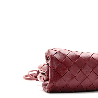 Nappa Intrecciato The Mini Pouch Bordeaux