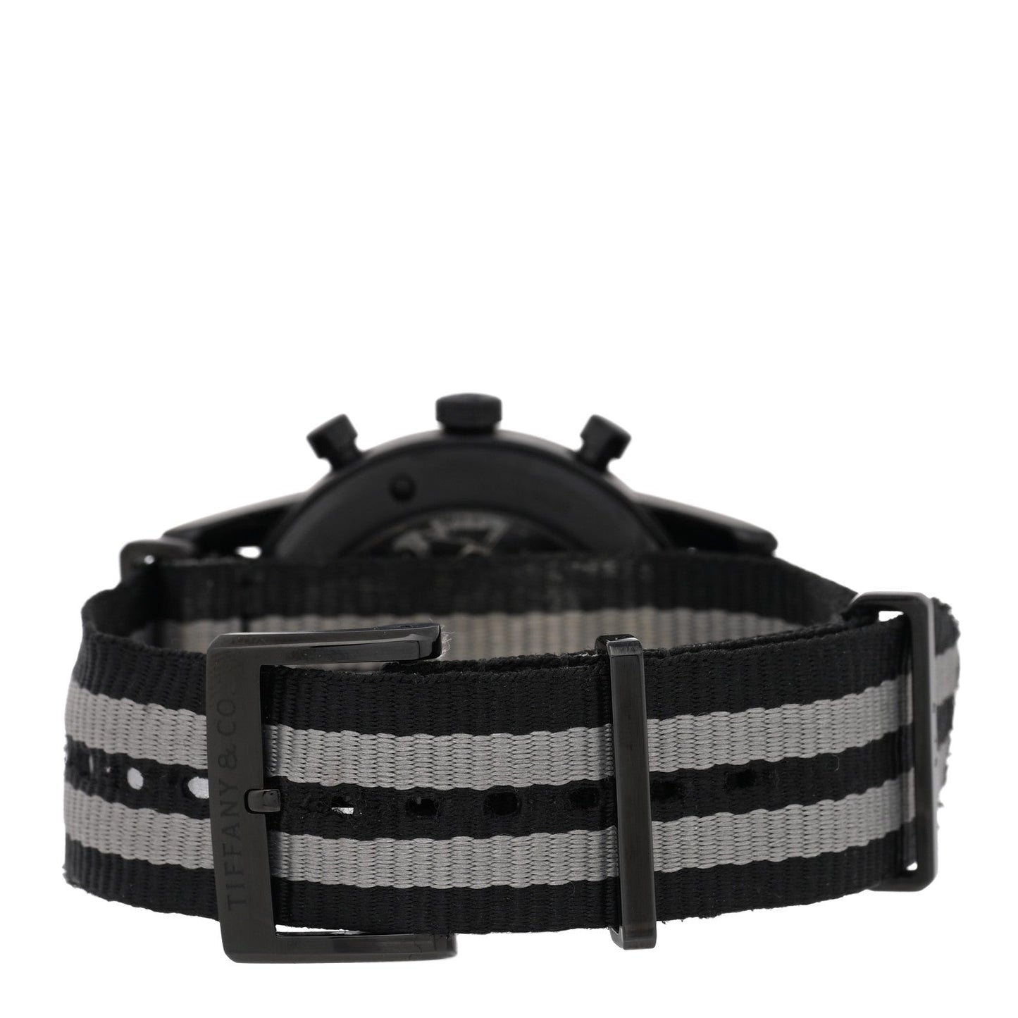 DLC Stainless Steel Nylon 40mm CT60 Automatic Watch Black