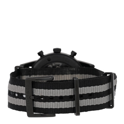 DLC Stainless Steel Nylon 40mm CT60 Automatic Watch Black