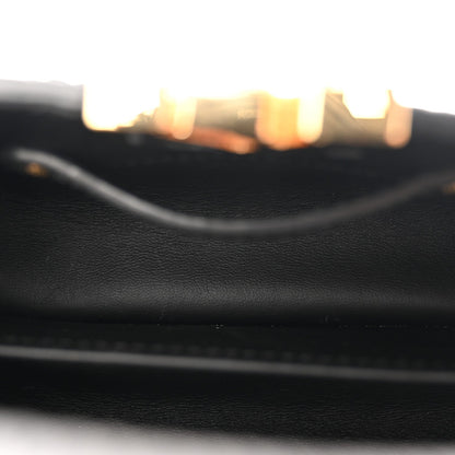 Taurillon Mini Capucines Black