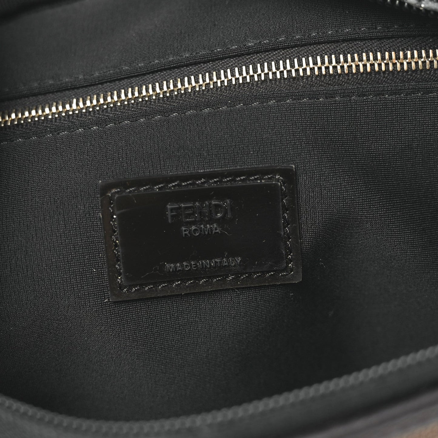 Vitello Century Maglia Pattern Mix Belt Bag Havana