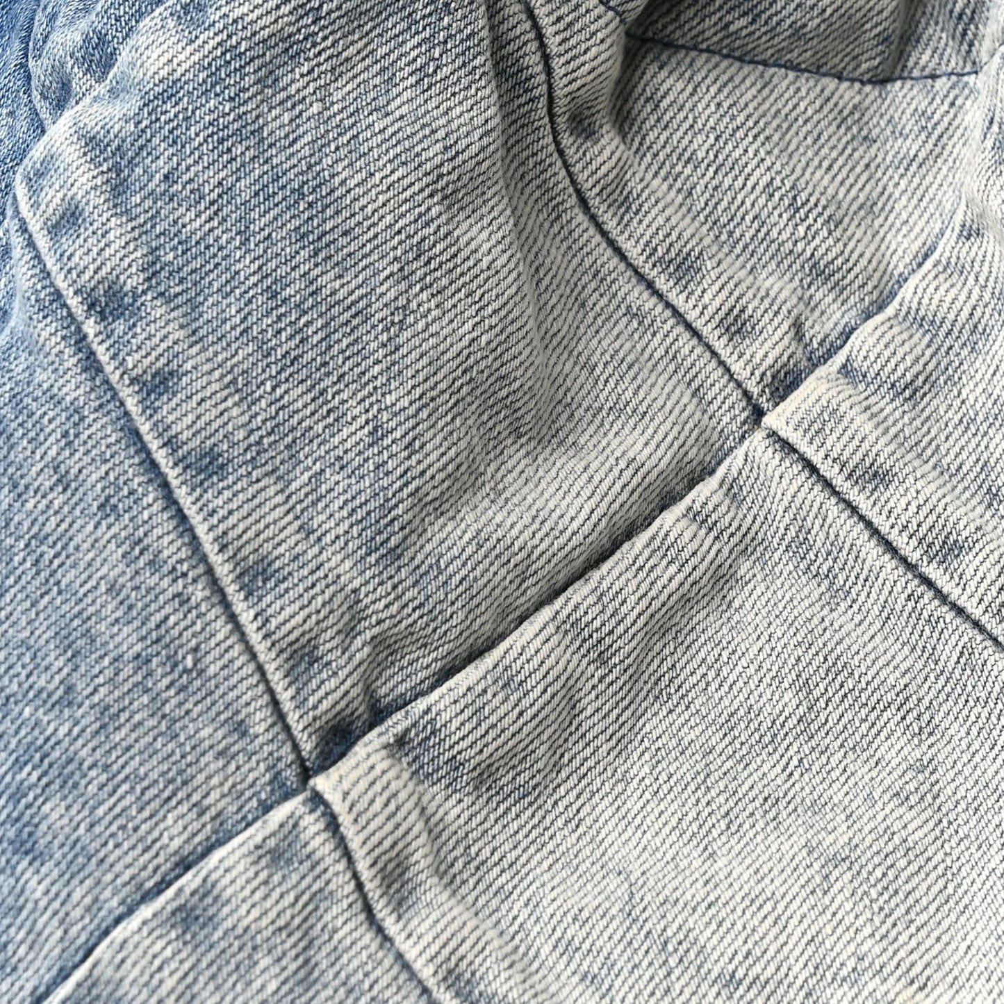 Denim Quilted Chanel 22 Blue