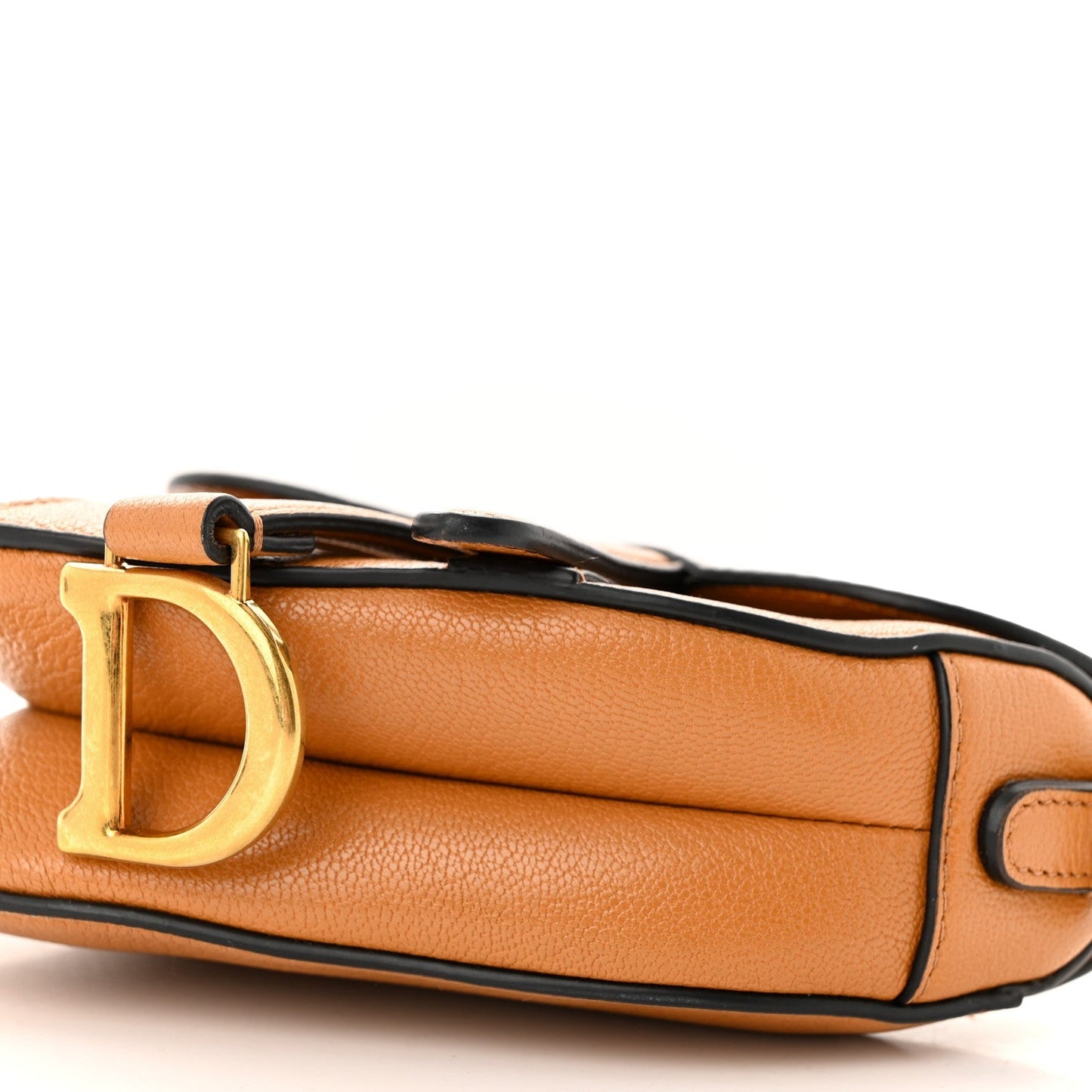 Goatskin Micro Saddle Bag Camello