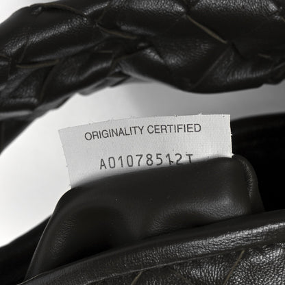 Calfskin Intrecciato Mini Hop Kaki
