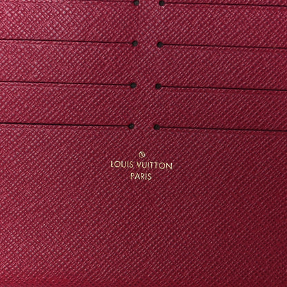 Monogram Pochette Felicie Chain Wallet Fuchsia