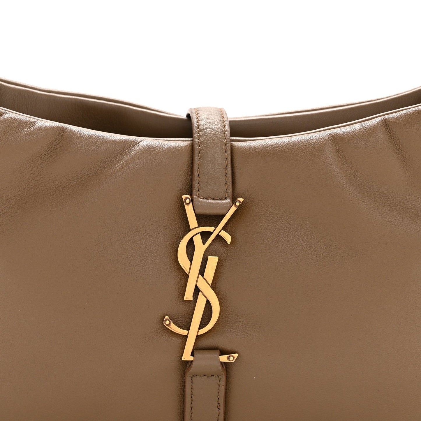 Padded Lambskin Le 5 A 7 Hobo Dark Peanut
