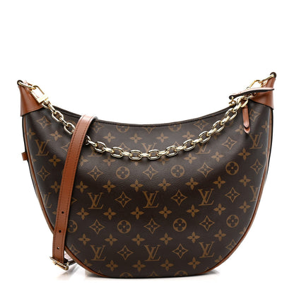 Reverse Monogram Loop Hobo