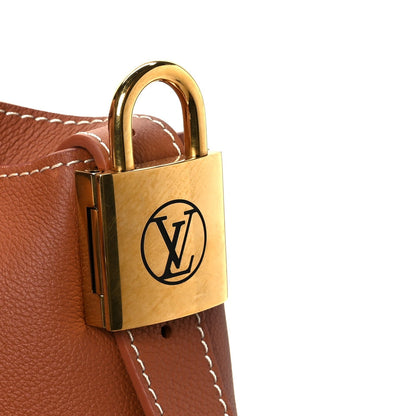 Grained Calfskin Low Key Messenger Cognac