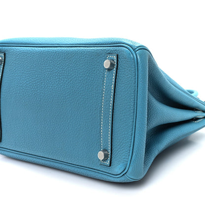 Togo Birkin 30 Blue Jean