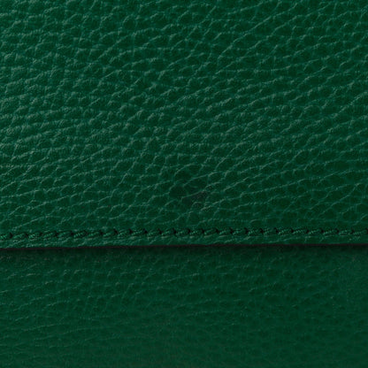 Pebbled Calfskin Small Dionysus Shoulder Bag Emerald
