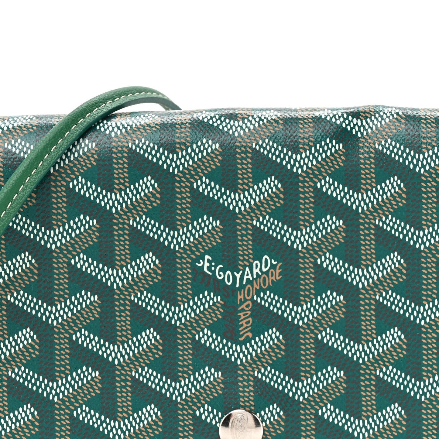 Goyardine Plumet Wallet Clutch Green