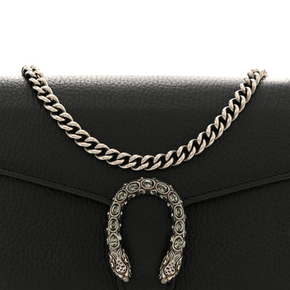 Calfskin Mini Dionysus Chain Wallet Black