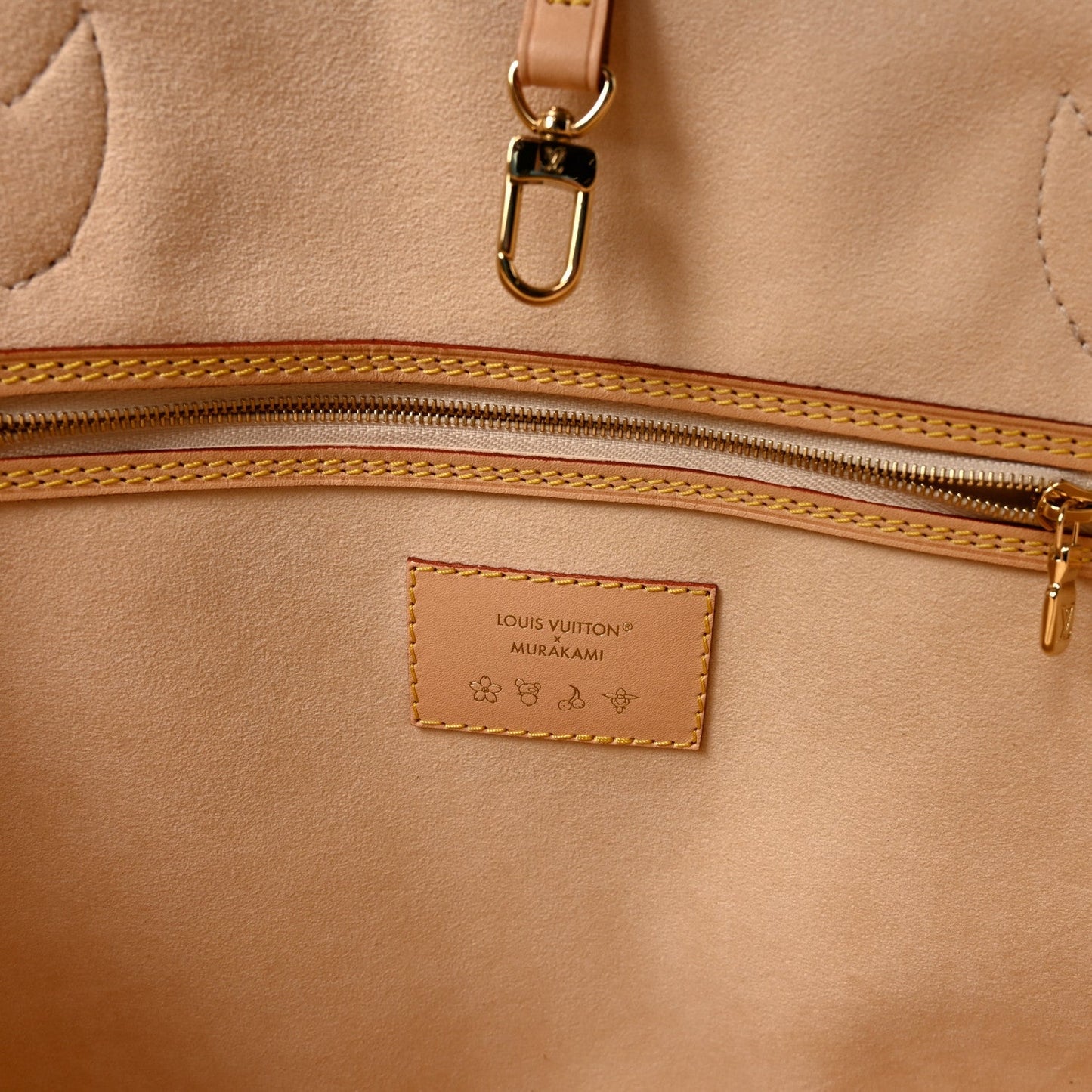 LV X TM Monogram Multicolor Neverfull MM White