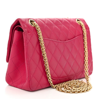 Caviar Quilted 2.55 Reissue 225 Flap Fuchsia