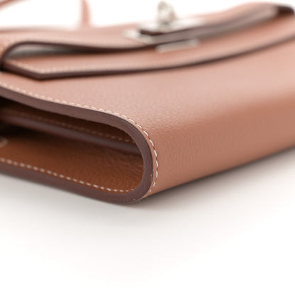 Evercolor Kelly Wallet To Go Gold