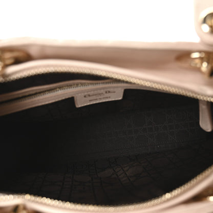 Lambskin Cannage Large Lady Dior Fard