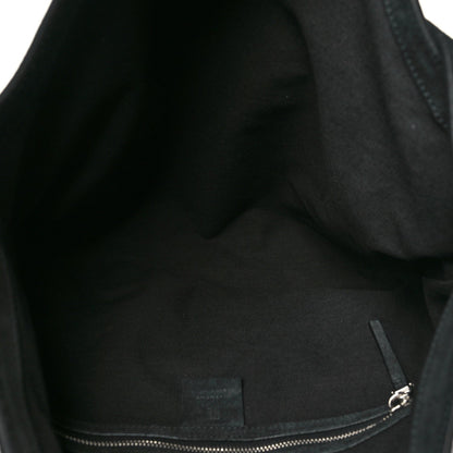Suede Medium Voyou Bag Black