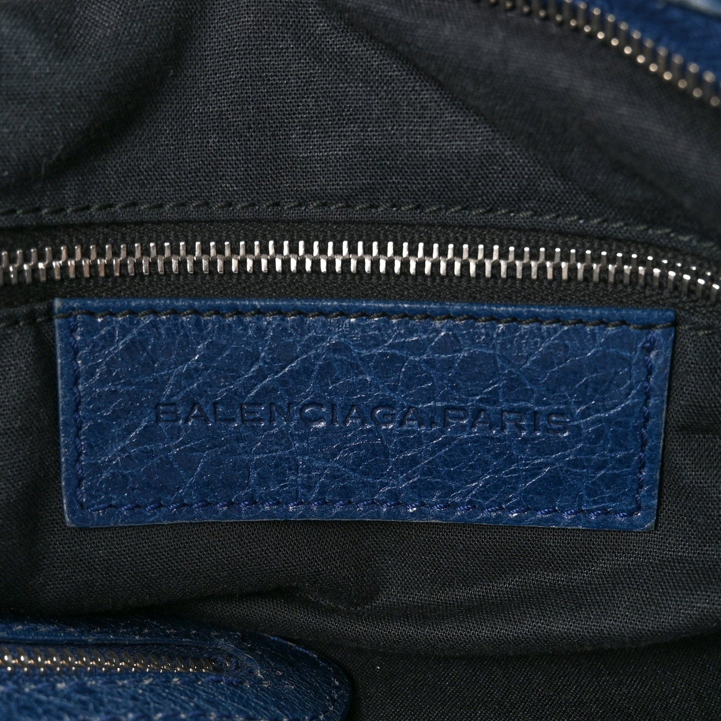 Agneau Giant 12 Silver Hardware Town Bleu Mineral