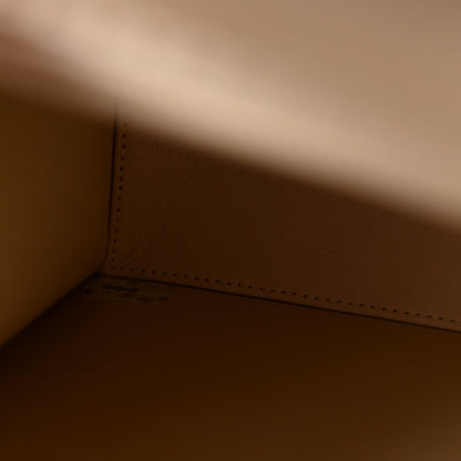 Caviar Stitch Medium Single Flap Beige Clair