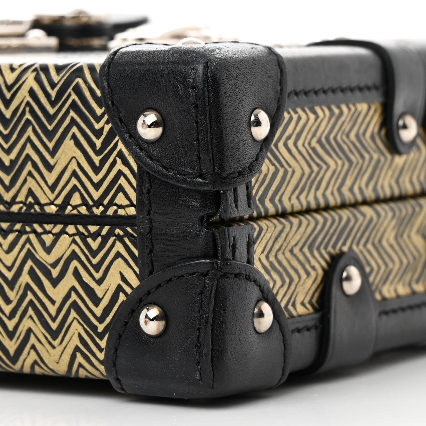 Epi Chevron Printed Petite Malle