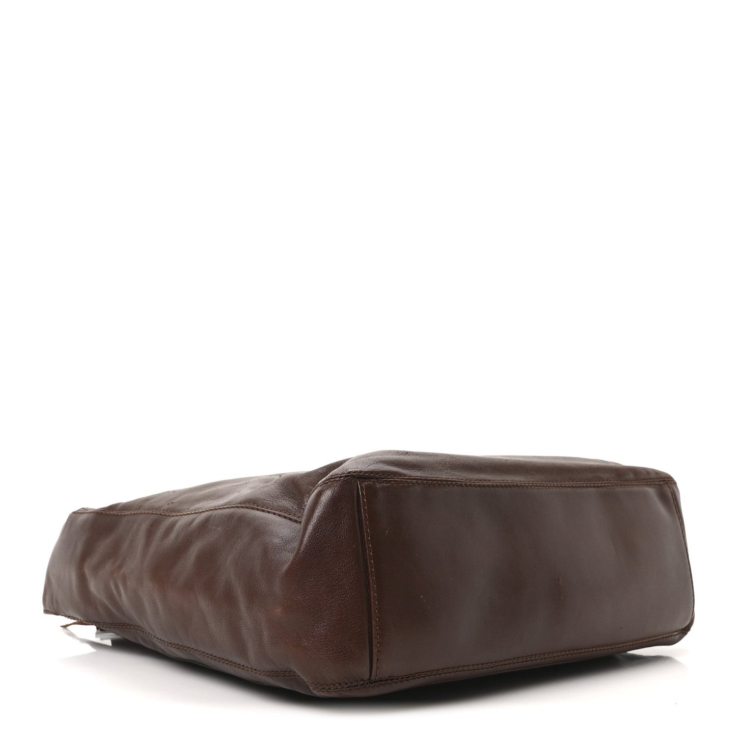 Lambskin CC Tassel Shoulder Bag Brown