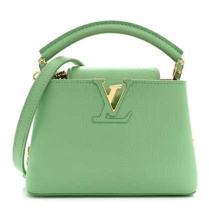 Taurillon Mini Capucines Vert Pomme