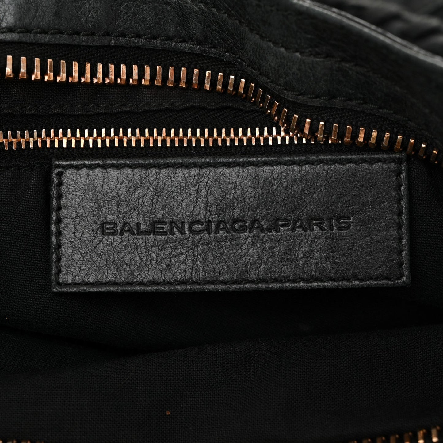 Agneau Giant 21 Rose Gold Hardware City Black