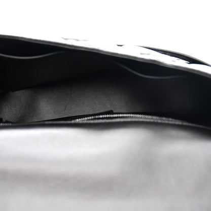 Calfskin Macrocannage Large Caro Bag Black