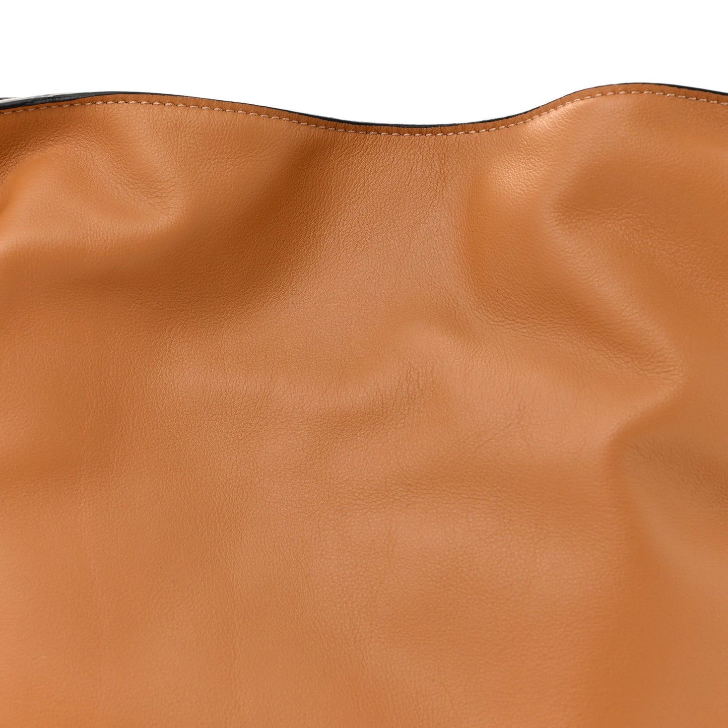 Nappa Calfskin Medium Flamenco Knot Clutch Warm Desert