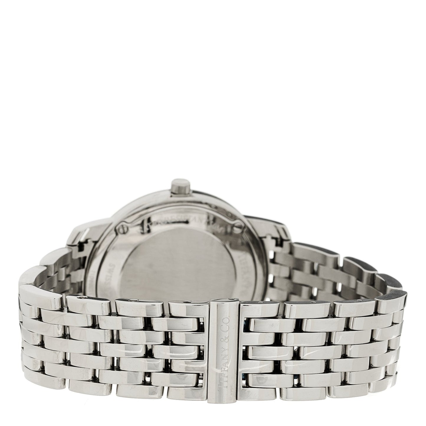 Stainless Steel Black Mother of Pearl 37mm Mark Quartz Watch