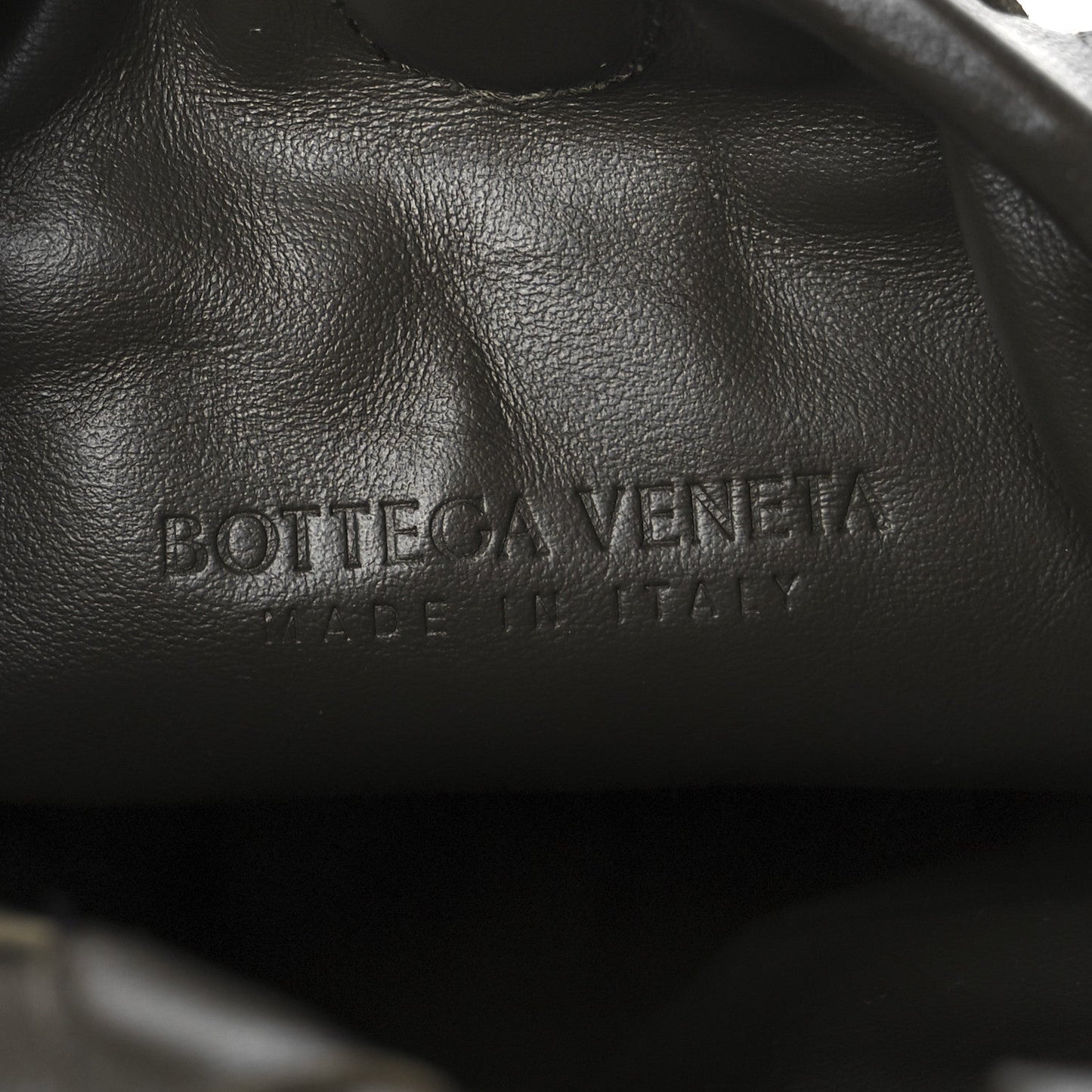 Calfskin Intrecciato Mini Hop Kaki