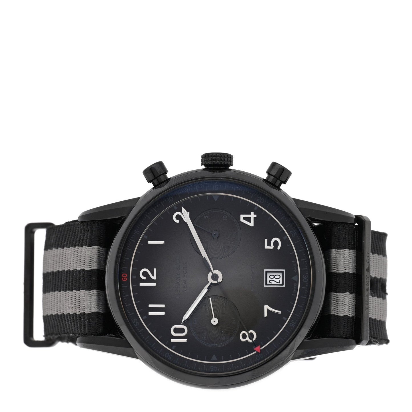 DLC Stainless Steel Nylon 40mm CT60 Automatic Watch Black