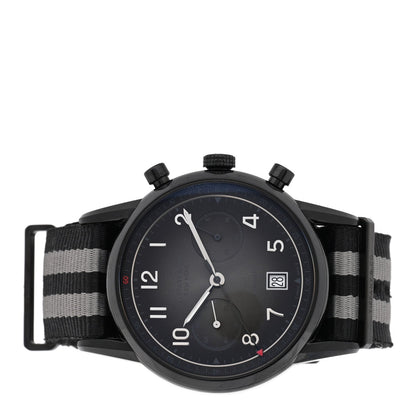 DLC Stainless Steel Nylon 40mm CT60 Automatic Watch Black