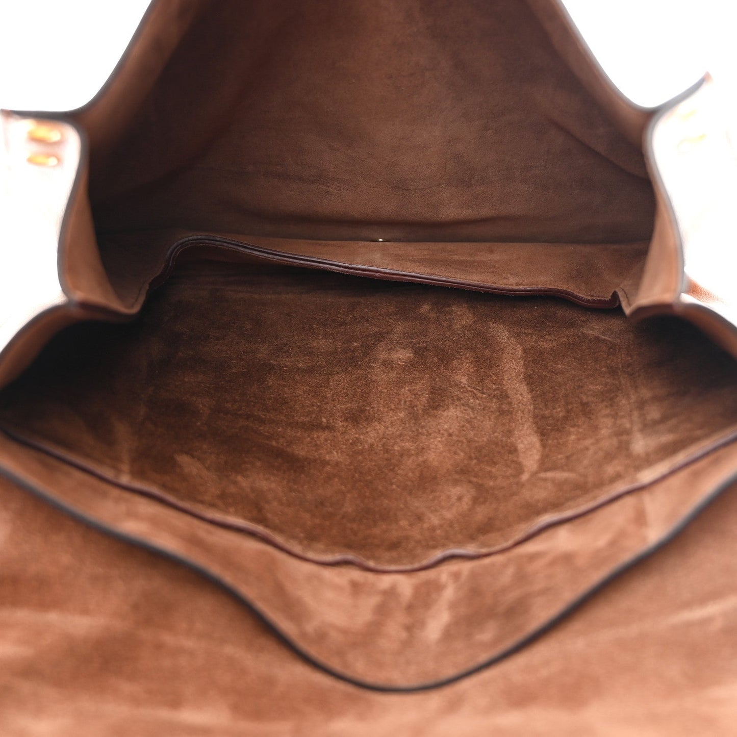 Shiny Lambskin Soft Triomphe Besace Bag Soft Tan