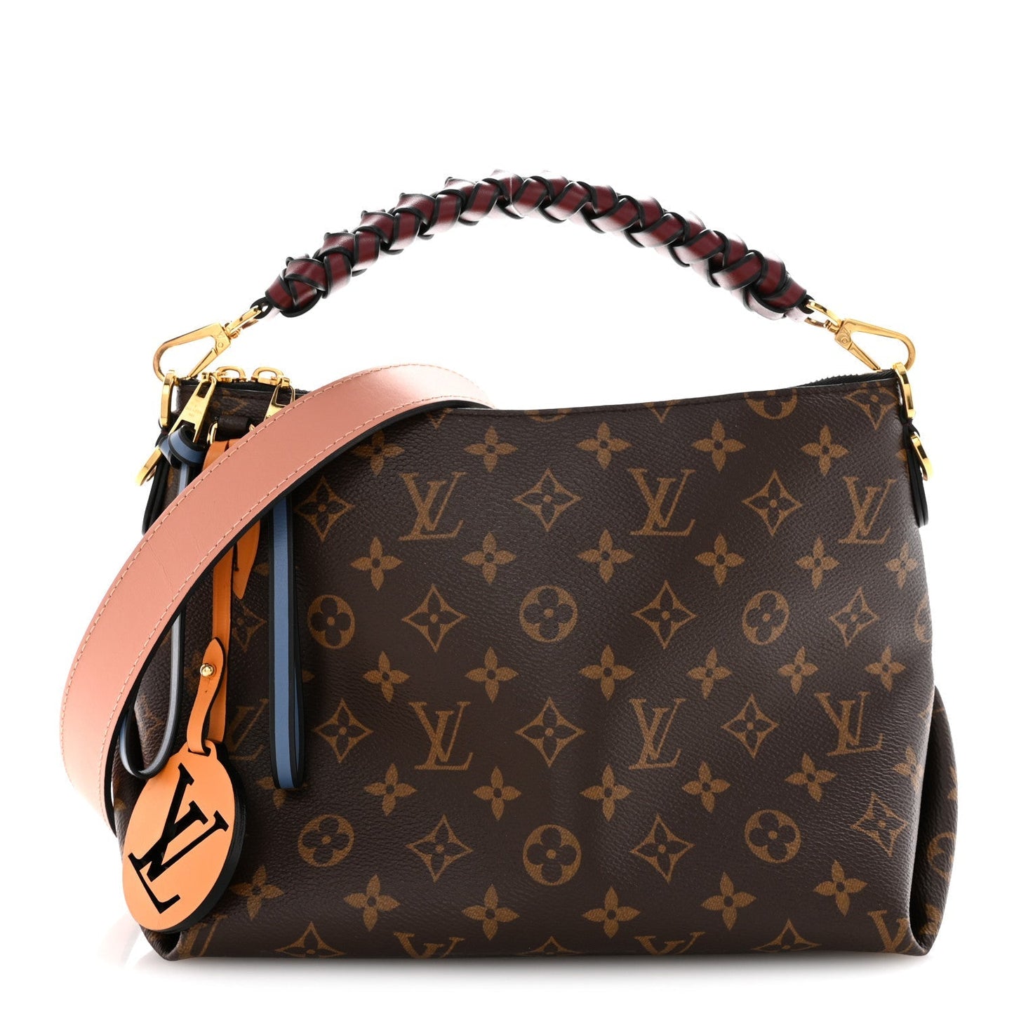 Monogram Beaubourg Hobo Mini Bordeaux Red Peach Safran Blue Jean Blue