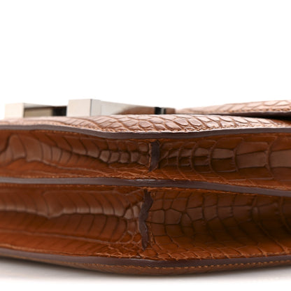 Matte Alligator Constance 18 Gold