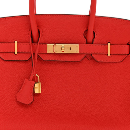 Togo Birkin 30 Rouge Tomate