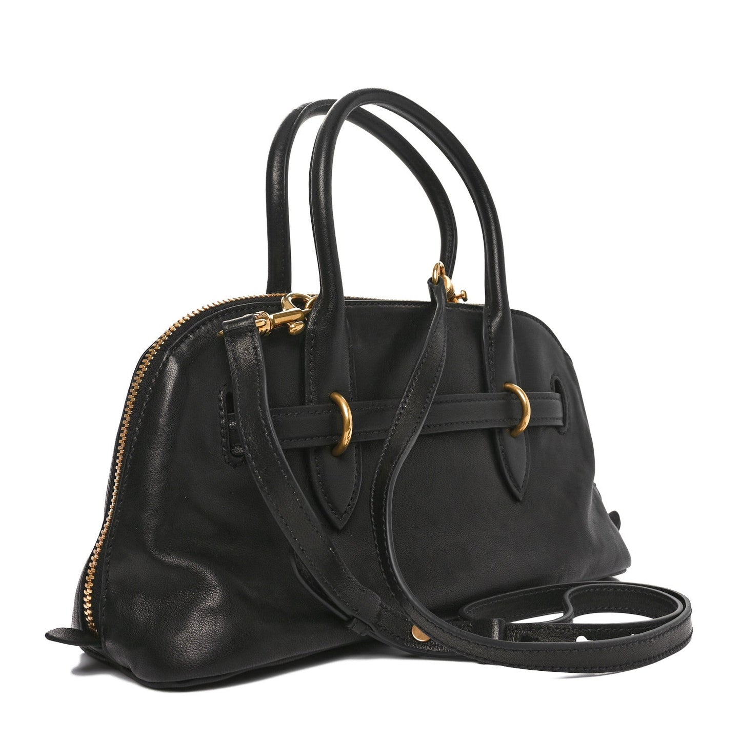 Nappa Aviator Regular Aventure Bag Black