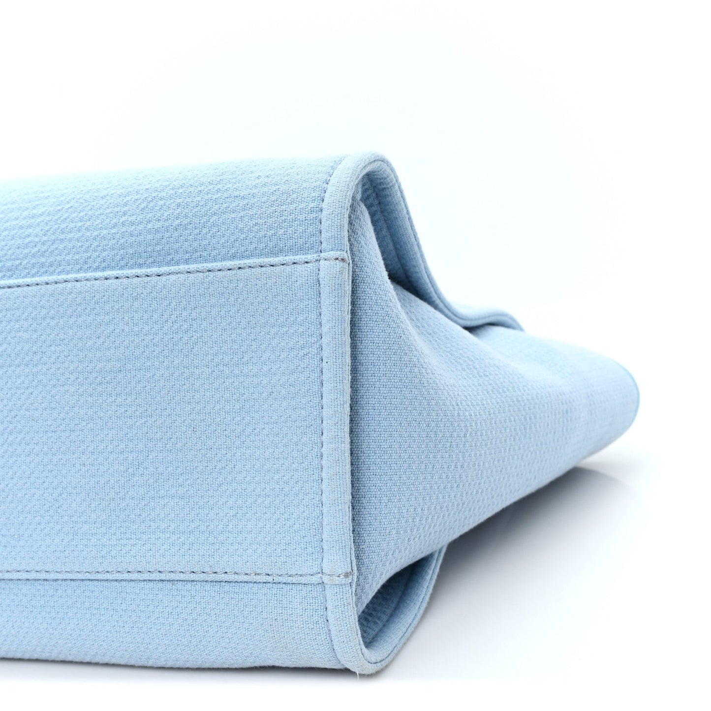 Mixed Fibers Medium Deauville Tote Light Blue