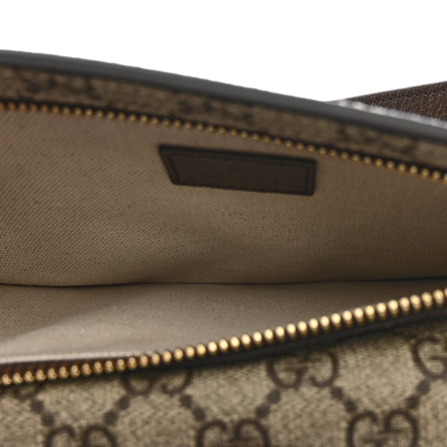 GG Supreme Monogram Textured Dollar Calfskin Blondie Belt Bag Beige Ebony New Acero