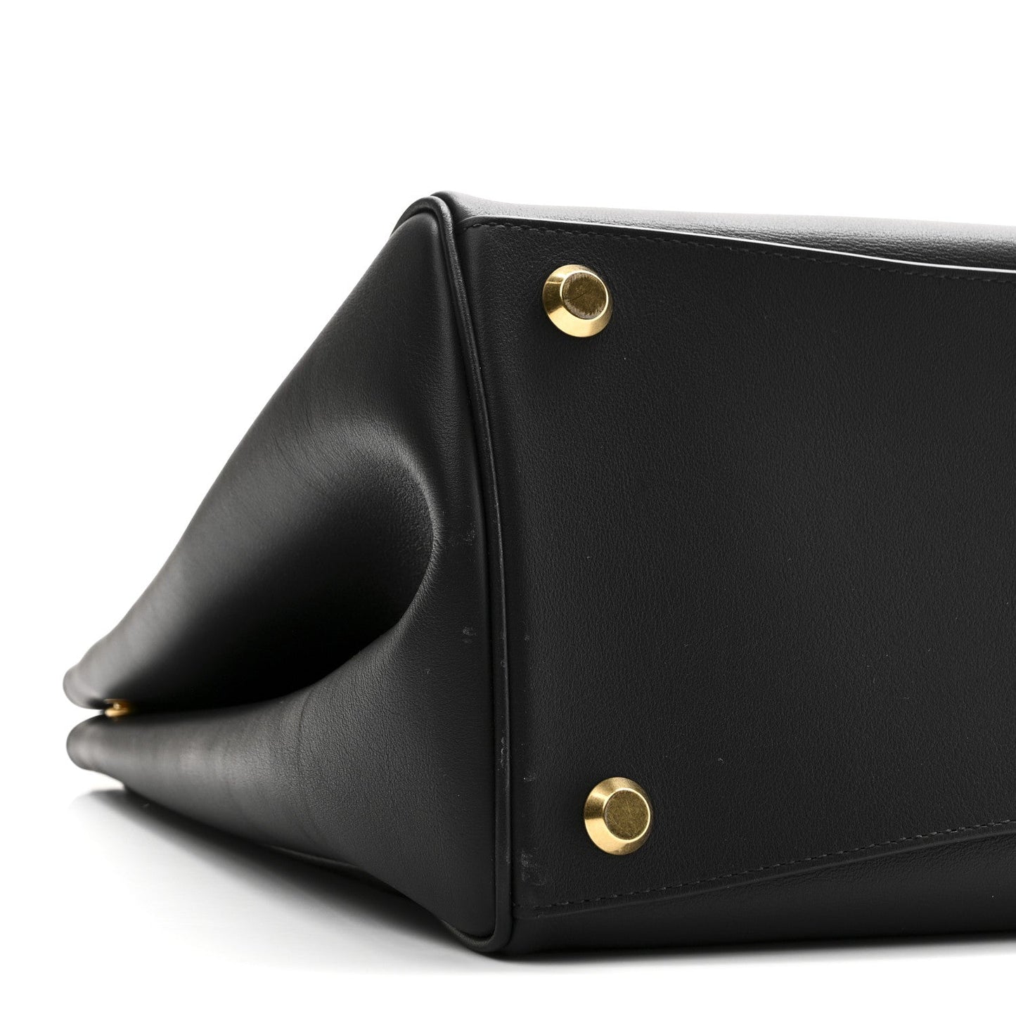 Smooth Calfskin Hampton Carry All Bag Black