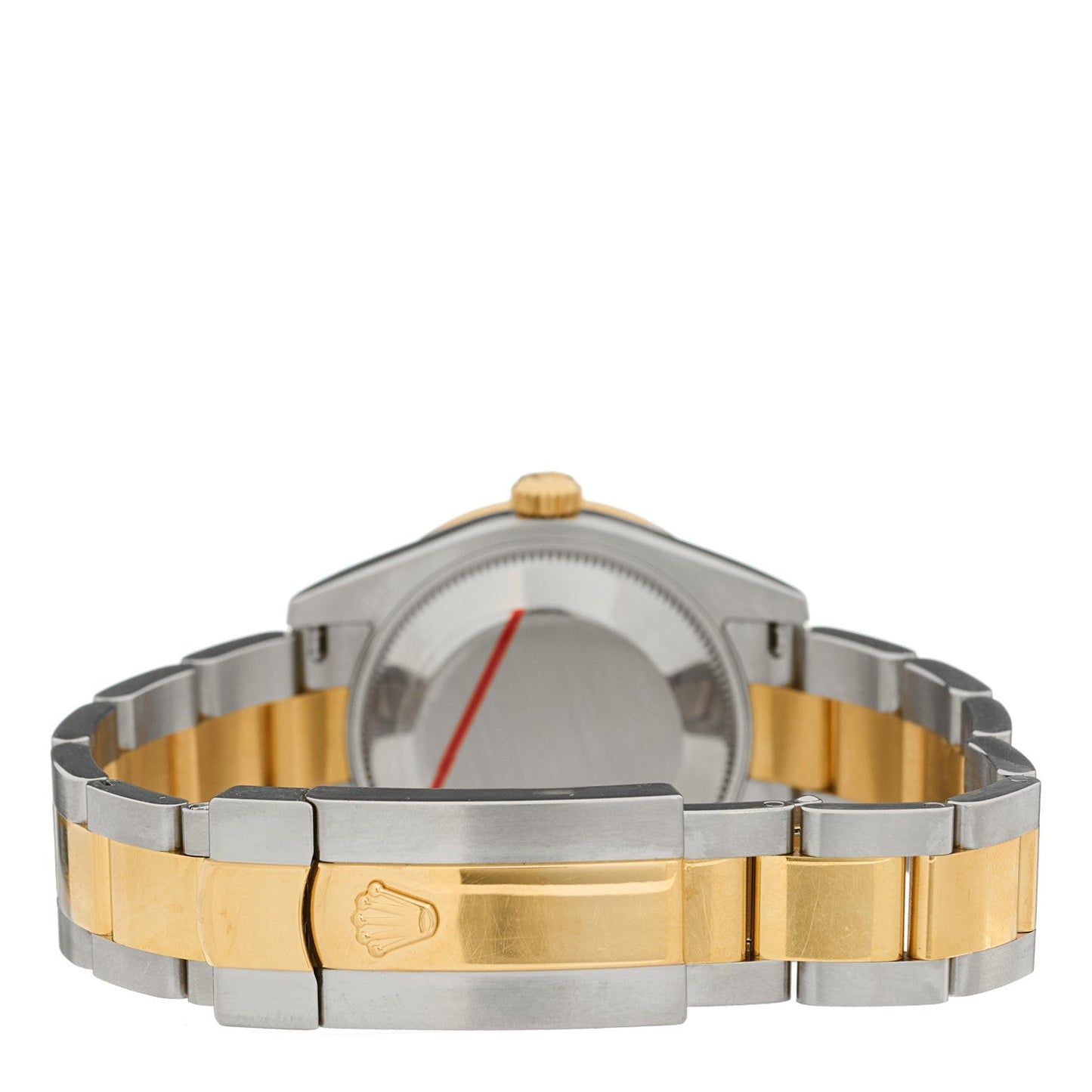 Stainless Steel 18K Yellow Gold Diamond Bezel 31mm Oyster Perpetual Datejust Watch Black 178383
