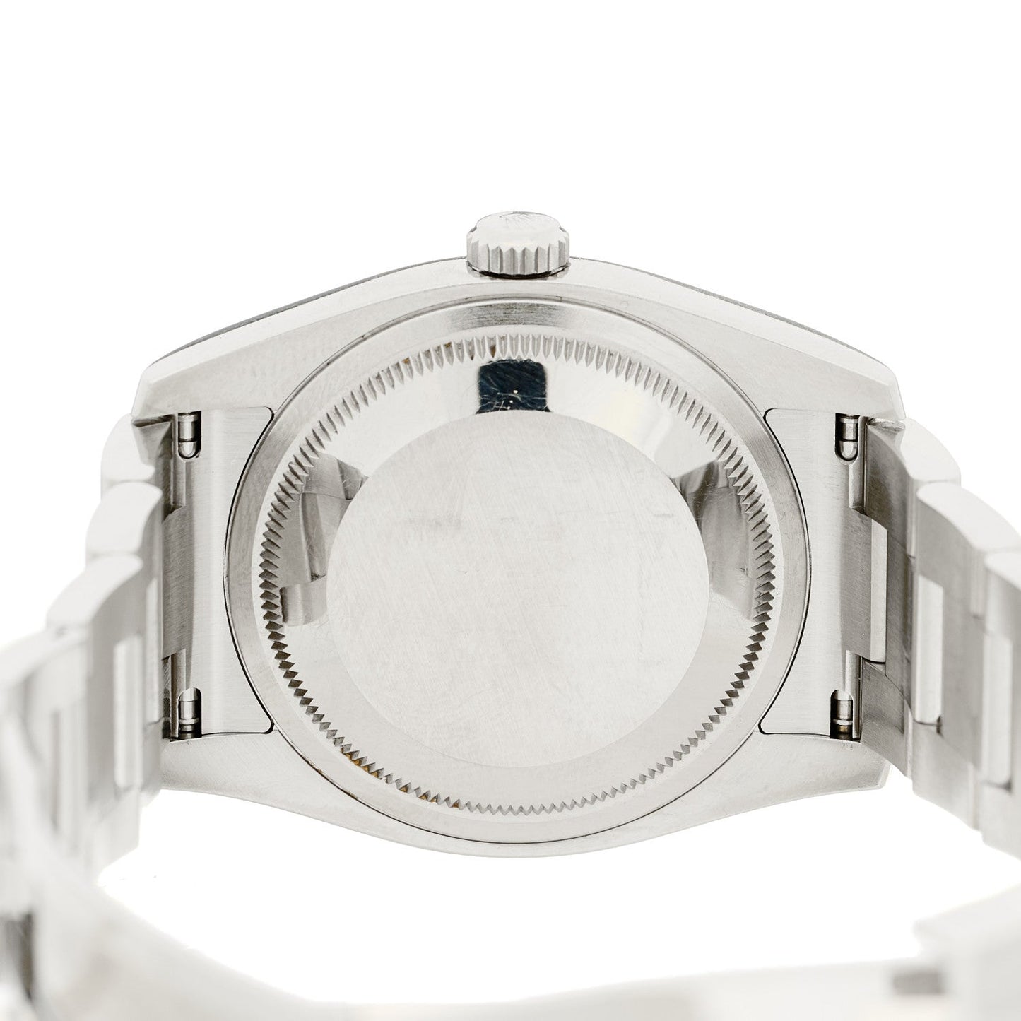 Stainless Steel 18K White Gold 36mm Oyster Perpetual Datejust Watch Pink Flowers 116234