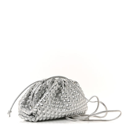 Metallic Fabric Bubble Wrap The Mini Pouch Silver
